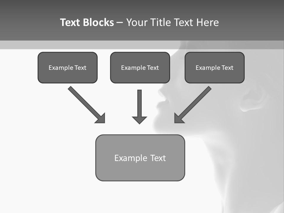 A Woman Is Looking Out Of A Window PowerPoint Template