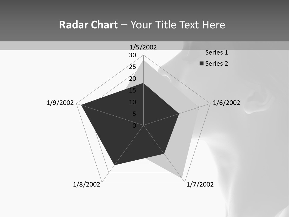 A Woman Is Looking Out Of A Window PowerPoint Template