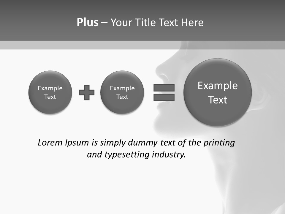 A Woman Is Looking Out Of A Window PowerPoint Template