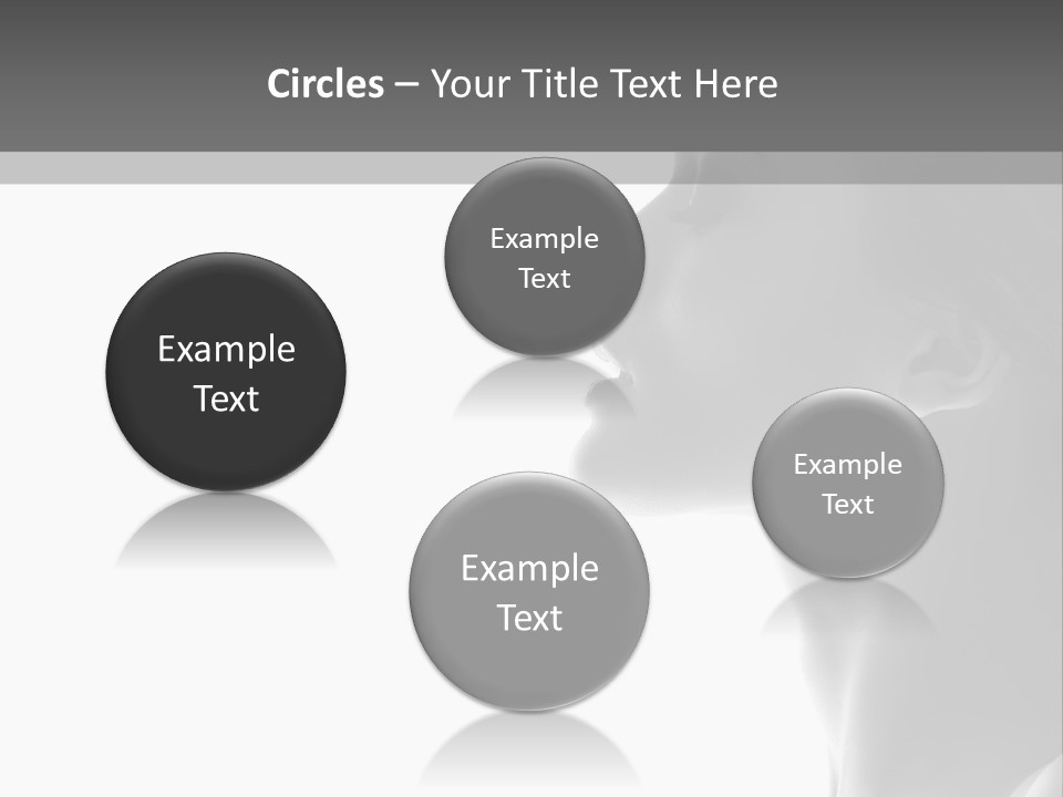 A Woman Is Looking Out Of A Window PowerPoint Template