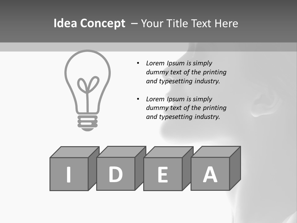 A Woman Is Looking Out Of A Window PowerPoint Template