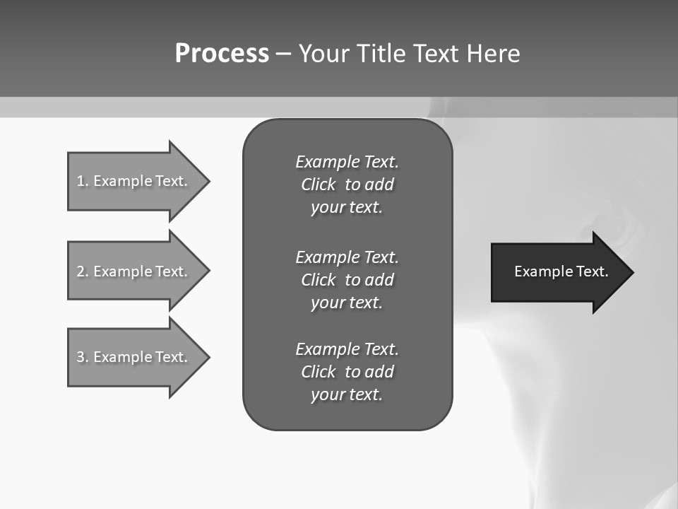 A Woman Is Looking Out Of A Window PowerPoint Template