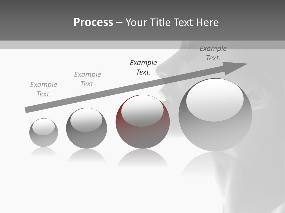 A Woman Is Looking Out Of A Window PowerPoint Template