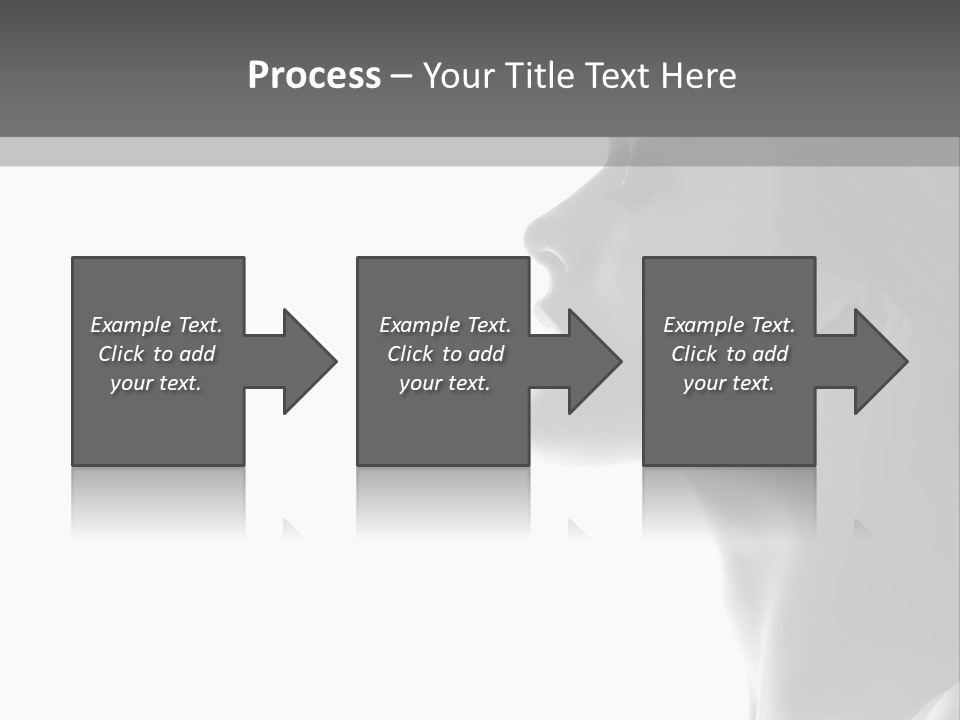A Woman Is Looking Out Of A Window PowerPoint Template