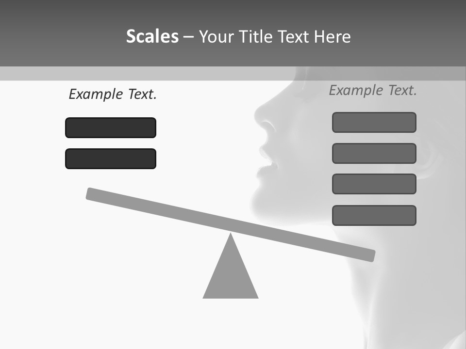 A Woman Is Looking Out Of A Window PowerPoint Template