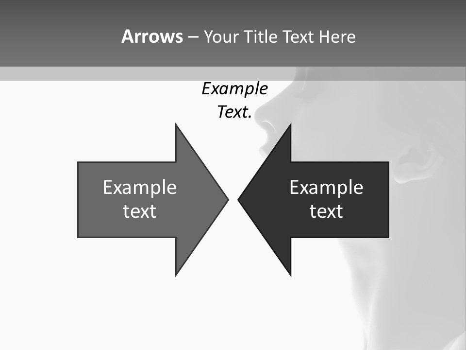 A Woman Is Looking Out Of A Window PowerPoint Template