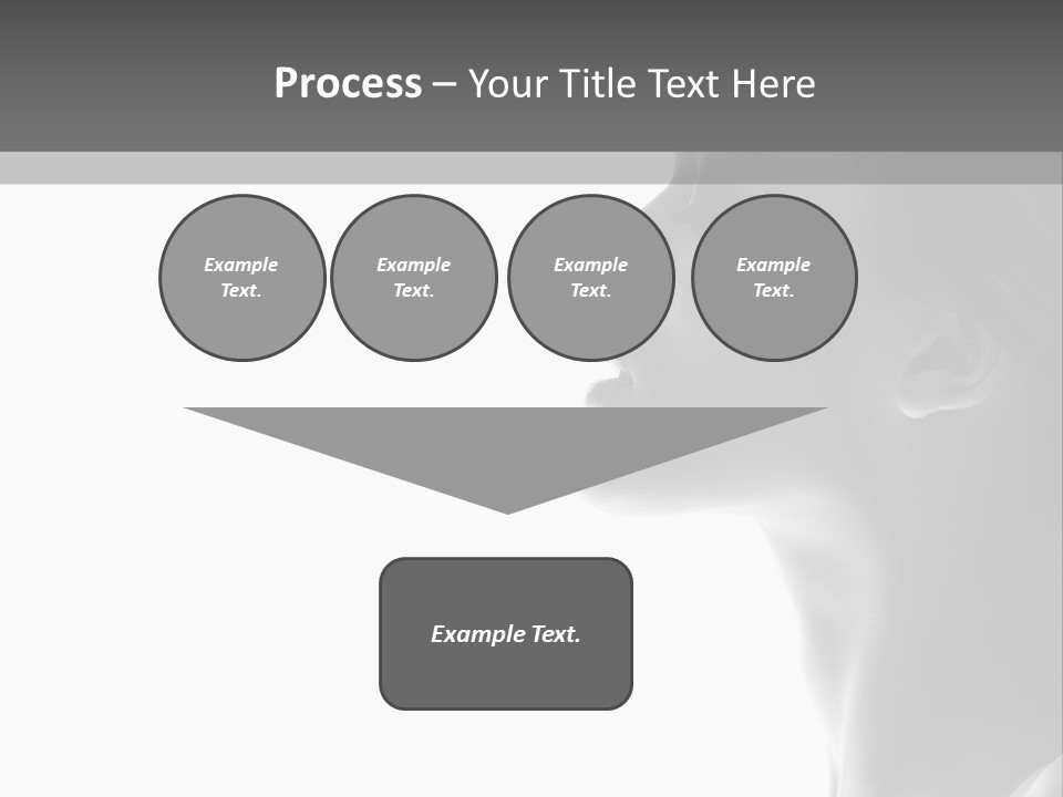 A Woman Is Looking Out Of A Window PowerPoint Template