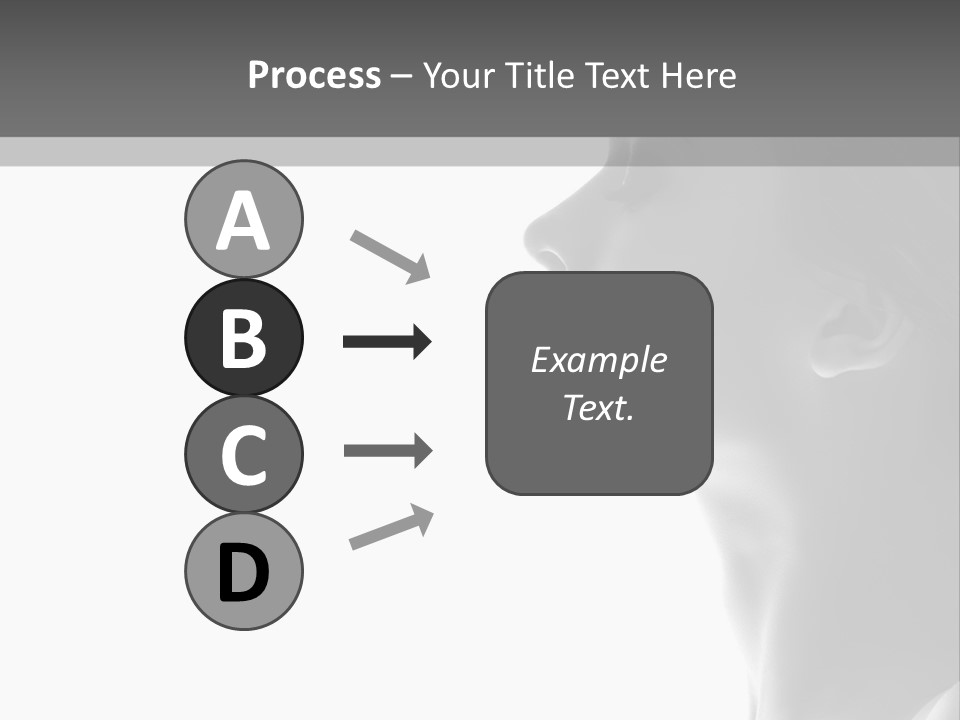 A Woman Is Looking Out Of A Window PowerPoint Template