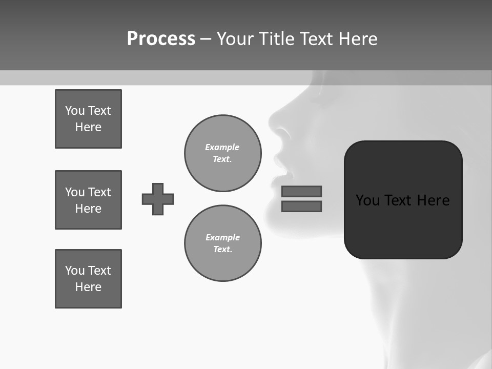 A Woman Is Looking Out Of A Window PowerPoint Template