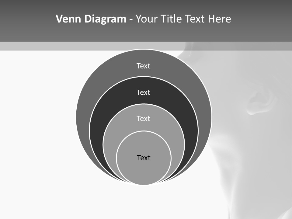 A Woman Is Looking Out Of A Window PowerPoint Template