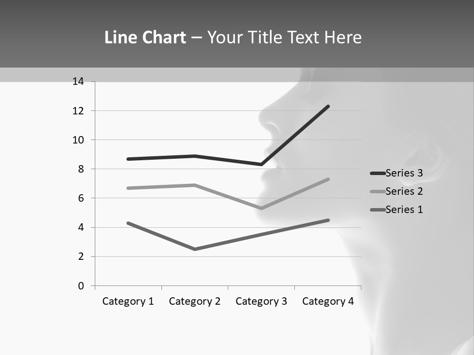 A Woman Is Looking Out Of A Window PowerPoint Template