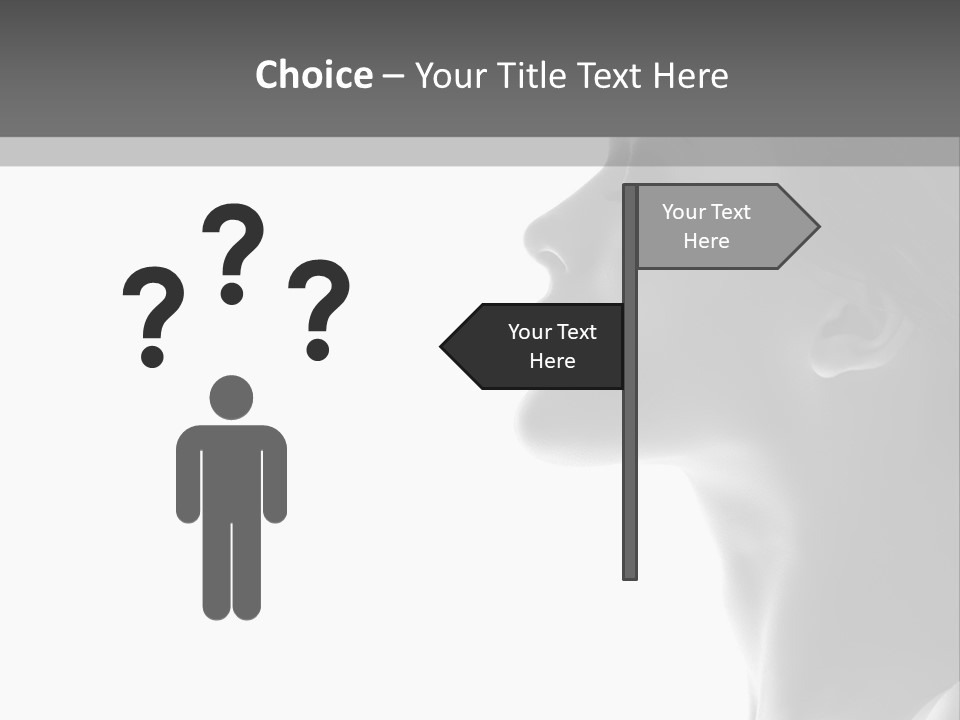 A Woman Is Looking Out Of A Window PowerPoint Template