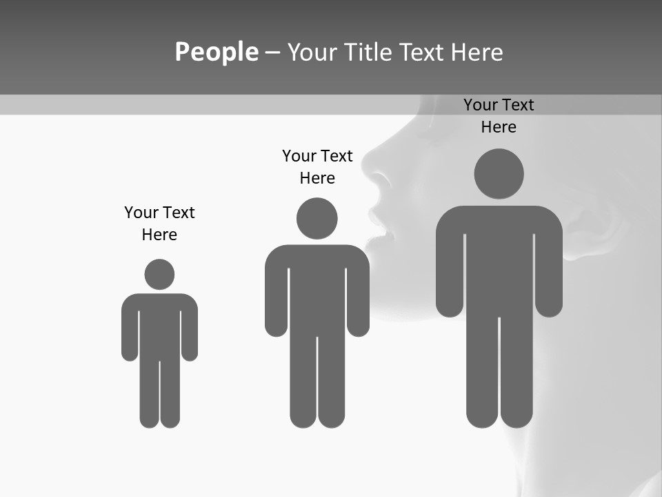 A Woman Is Looking Out Of A Window PowerPoint Template