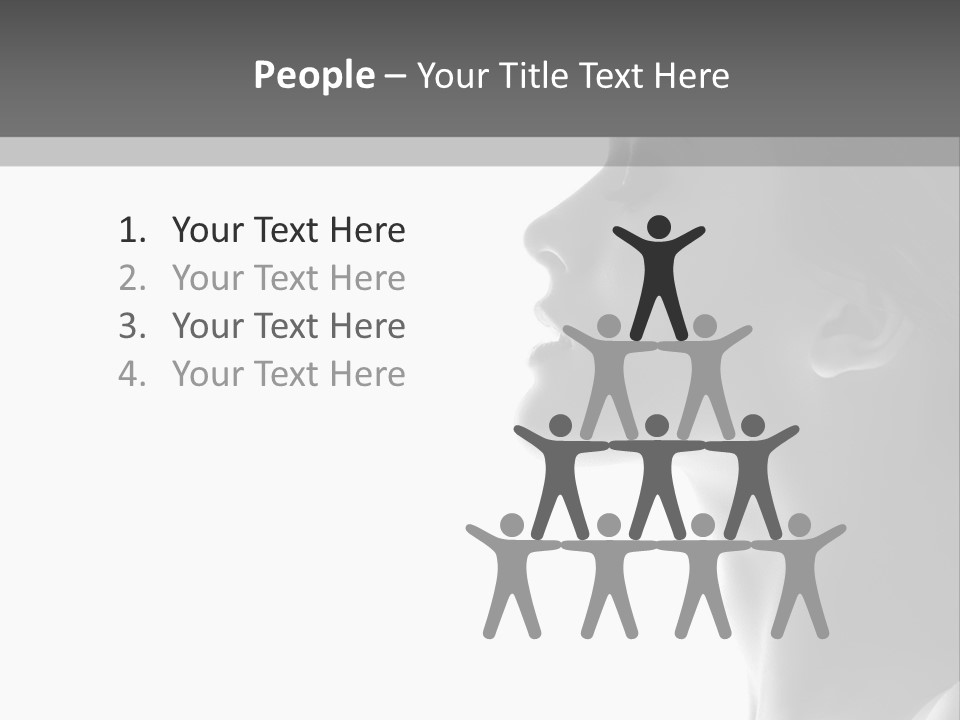 A Woman Is Looking Out Of A Window PowerPoint Template