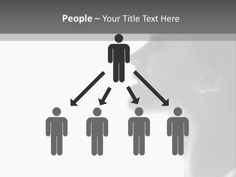 A Woman Is Looking Out Of A Window PowerPoint Template