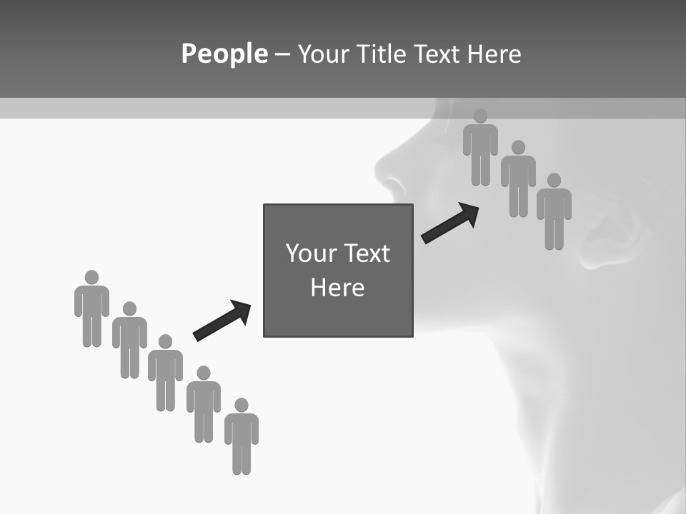 A Woman Is Looking Out Of A Window PowerPoint Template