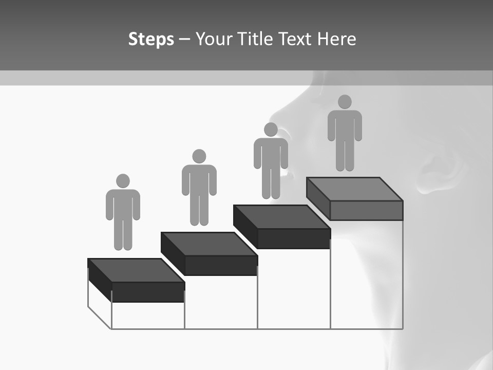 A Woman Is Looking Out Of A Window PowerPoint Template