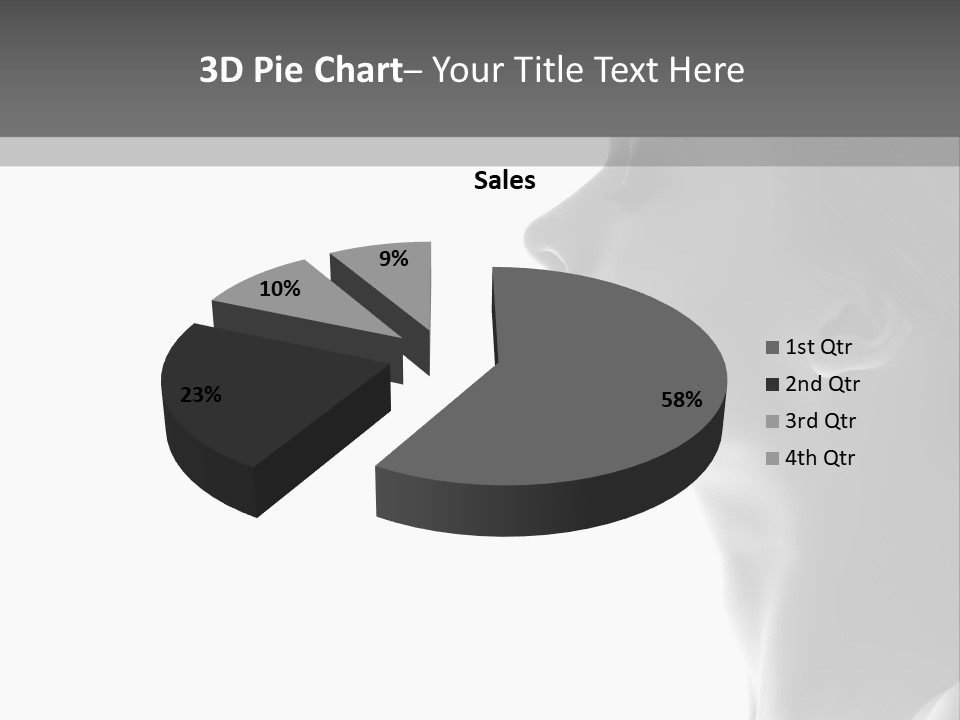 A Woman Is Looking Out Of A Window PowerPoint Template