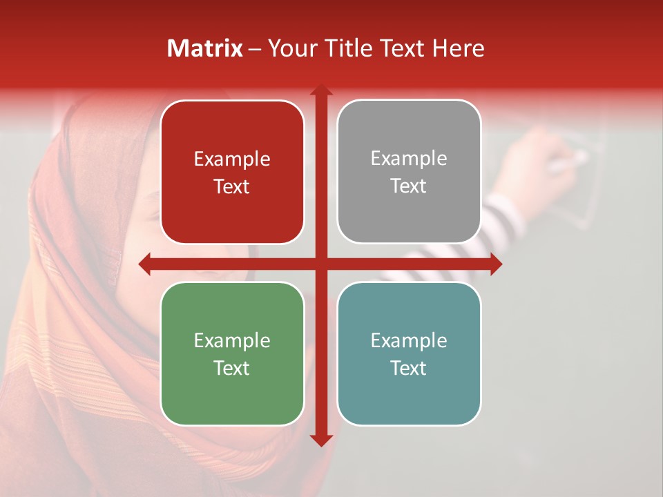 Veiled Arabic Lebanon PowerPoint Template