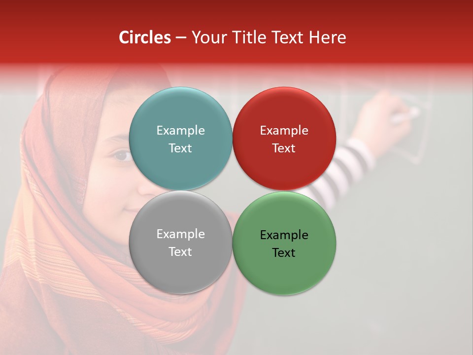 Veiled Arabic Lebanon PowerPoint Template