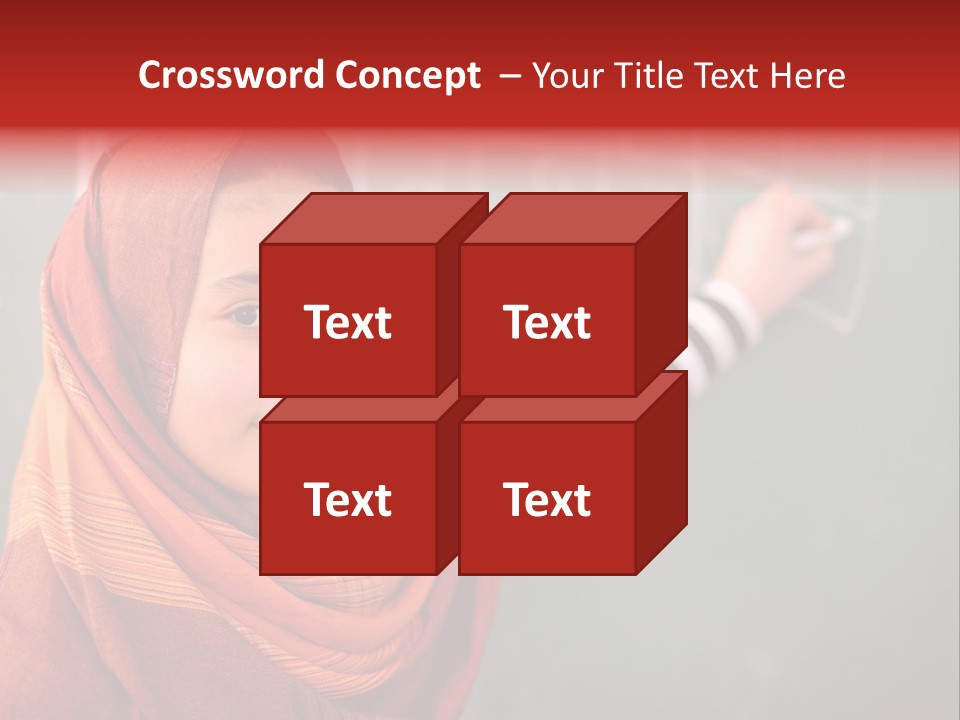 Veiled Arabic Lebanon PowerPoint Template