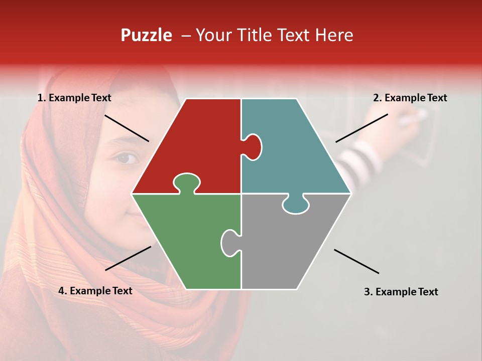 Veiled Arabic Lebanon PowerPoint Template