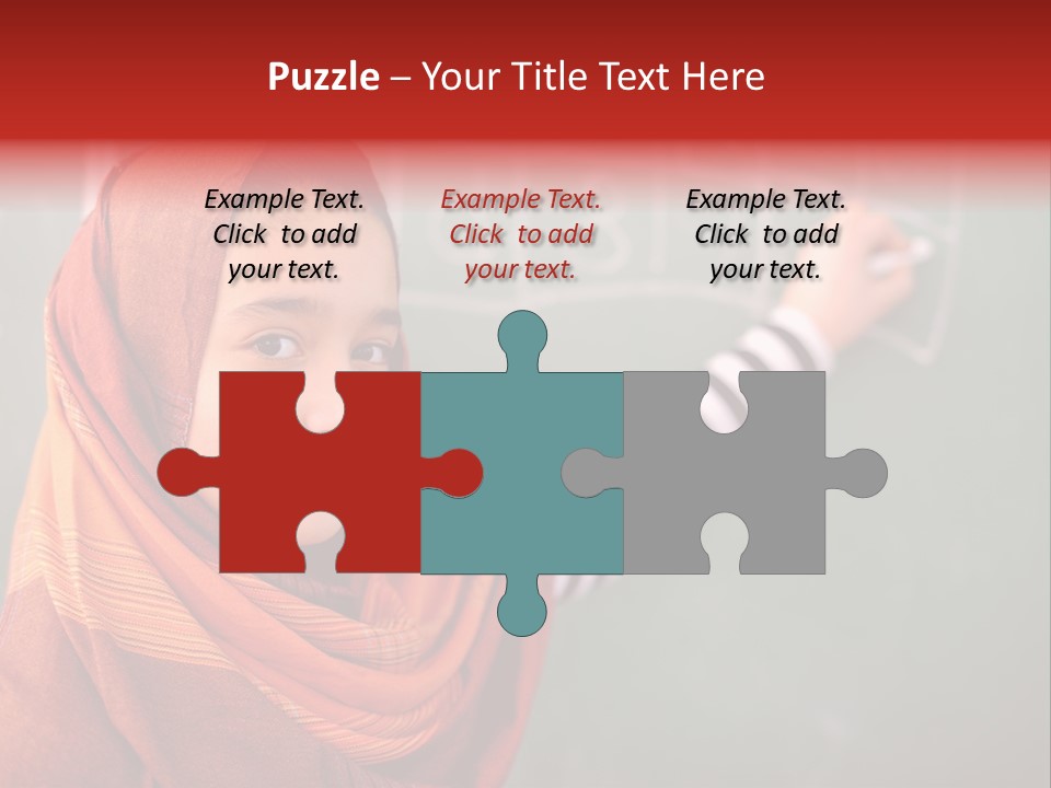 Veiled Arabic Lebanon PowerPoint Template