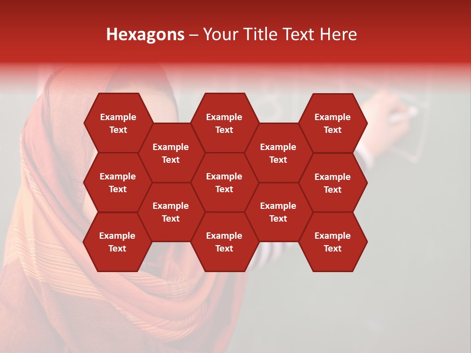 Veiled Arabic Lebanon PowerPoint Template