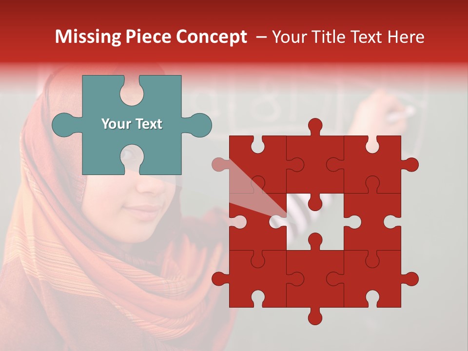 Veiled Arabic Lebanon PowerPoint Template
