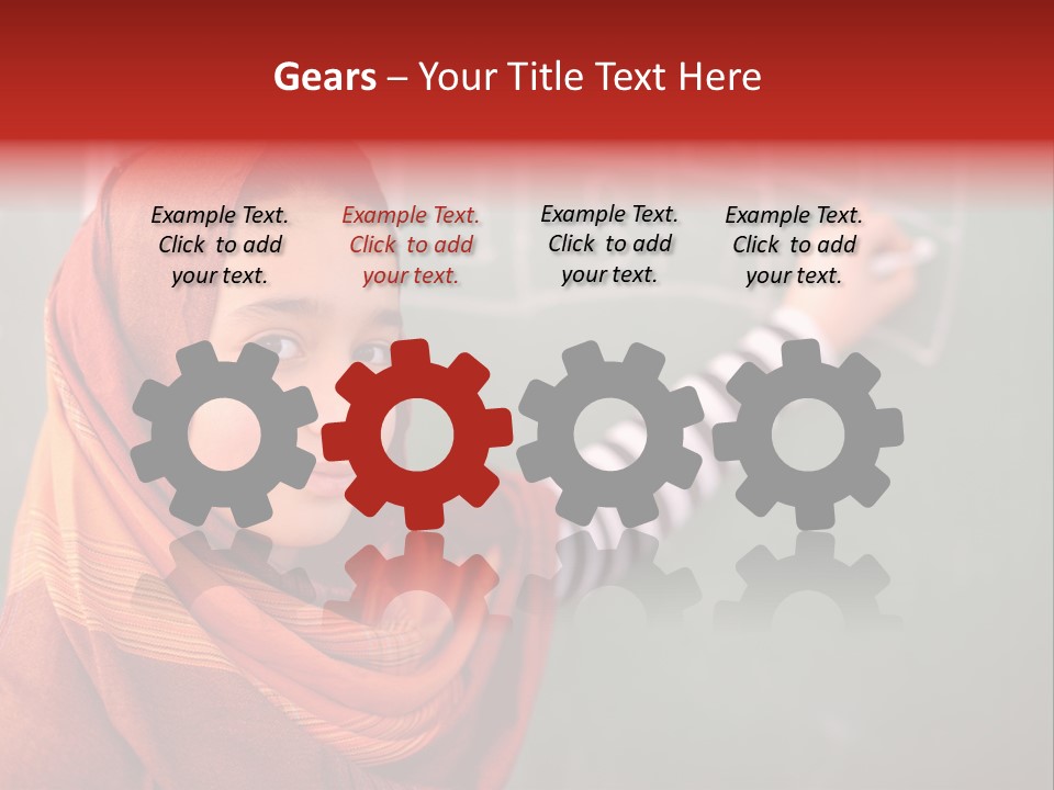 Veiled Arabic Lebanon PowerPoint Template