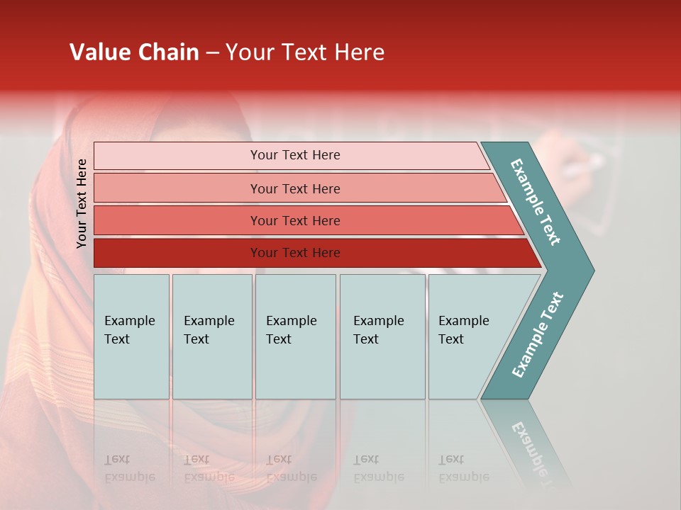 Veiled Arabic Lebanon PowerPoint Template