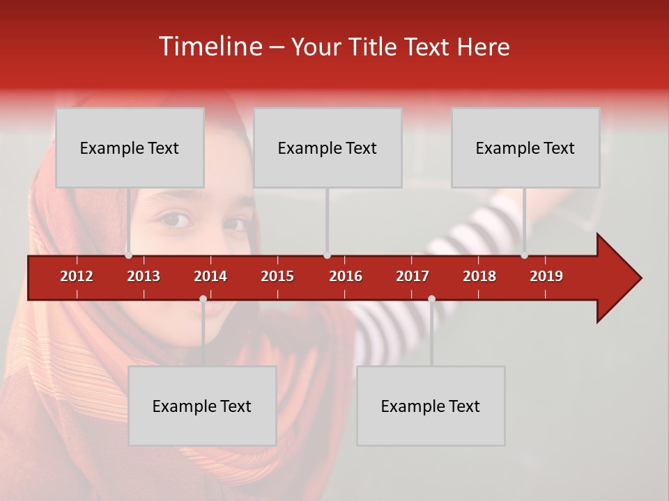 Veiled Arabic Lebanon PowerPoint Template