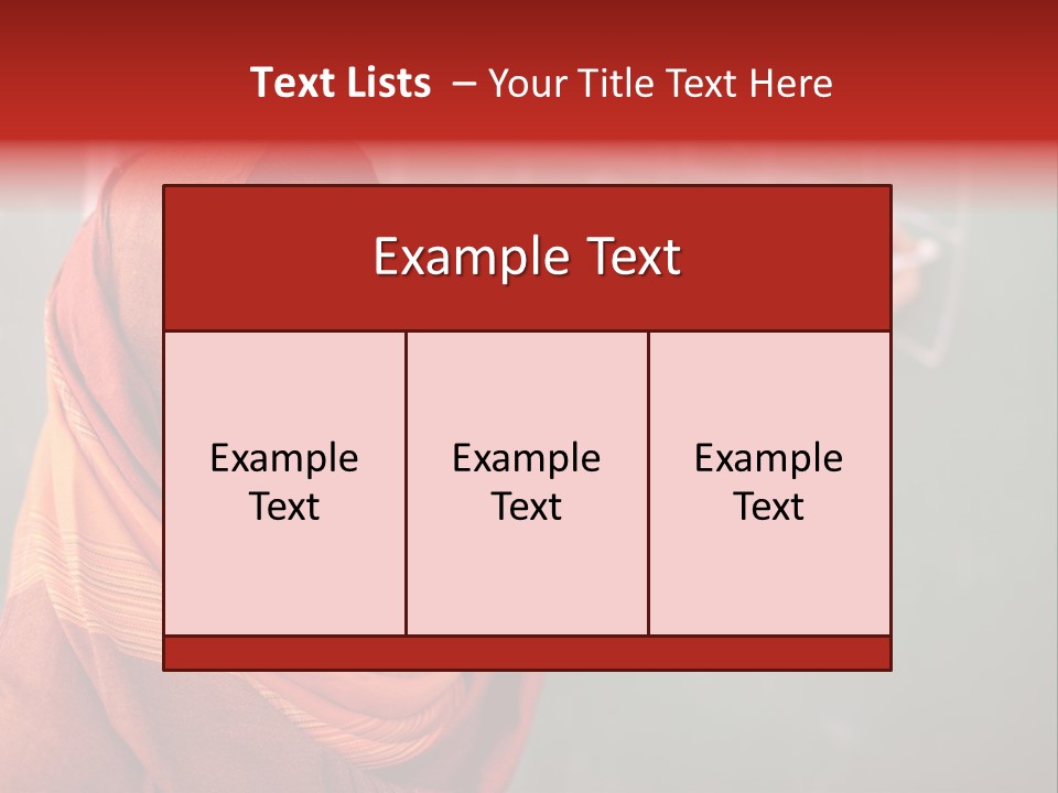 Veiled Arabic Lebanon PowerPoint Template