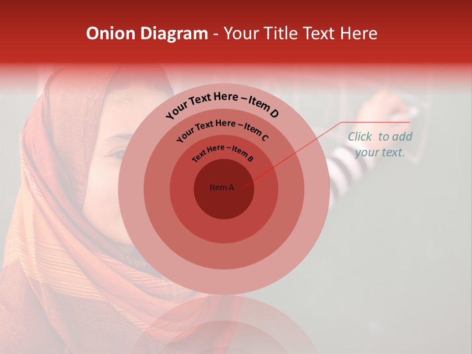 Veiled Arabic Lebanon PowerPoint Template