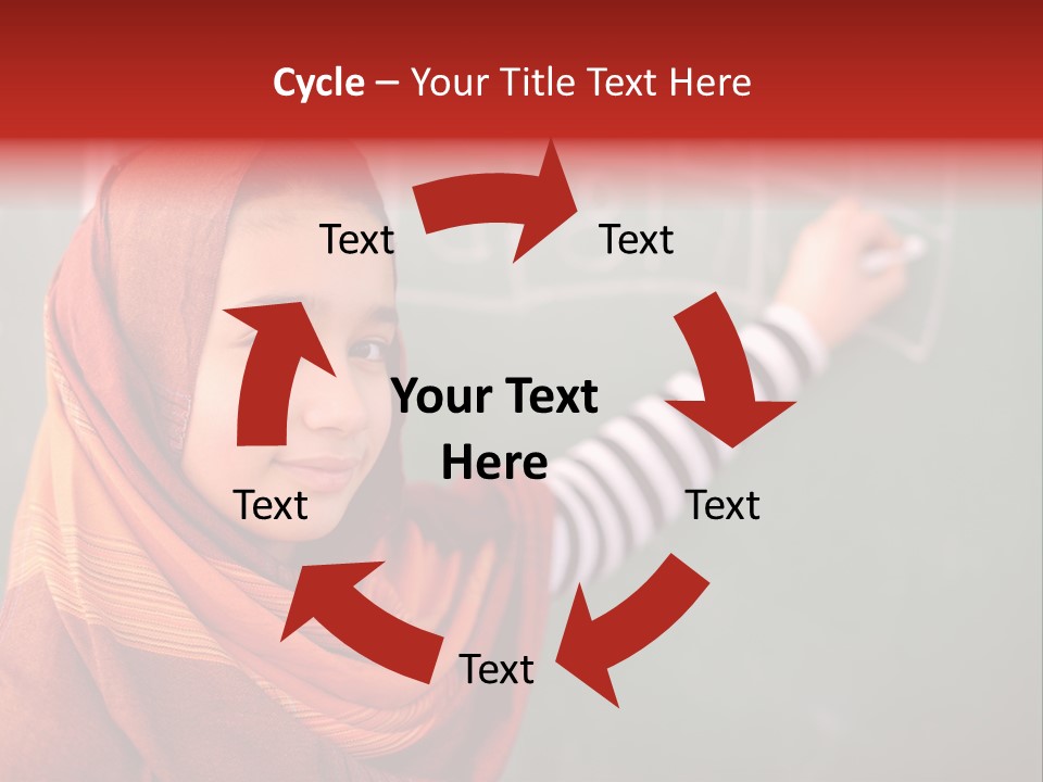 Veiled Arabic Lebanon PowerPoint Template