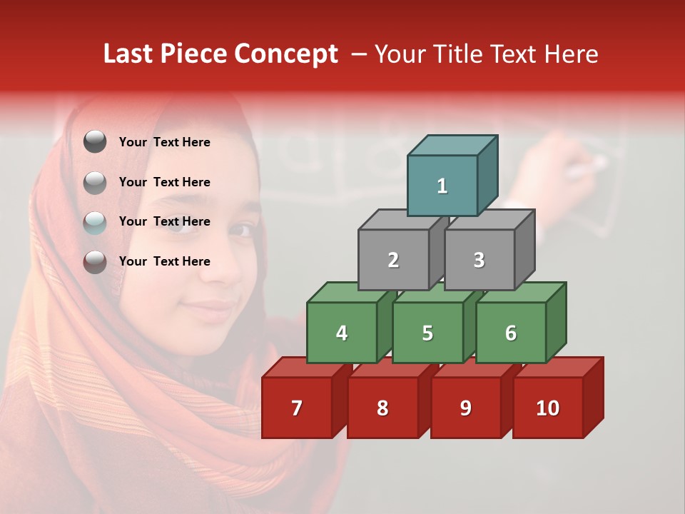 Veiled Arabic Lebanon PowerPoint Template