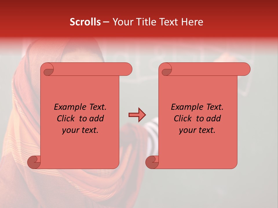 Veiled Arabic Lebanon PowerPoint Template