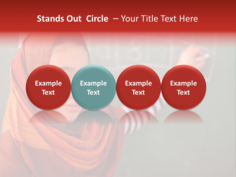 Veiled Arabic Lebanon PowerPoint Template