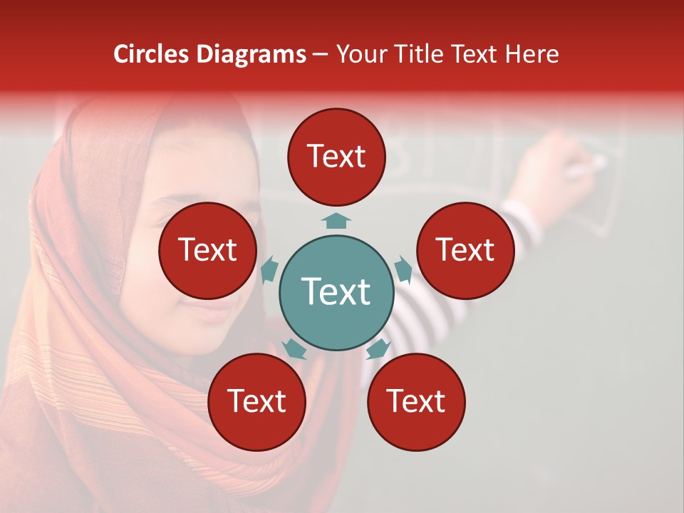 Veiled Arabic Lebanon PowerPoint Template