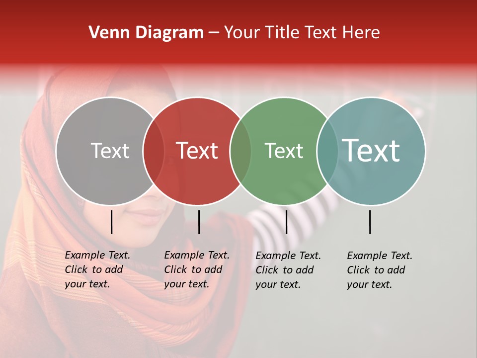 Veiled Arabic Lebanon PowerPoint Template