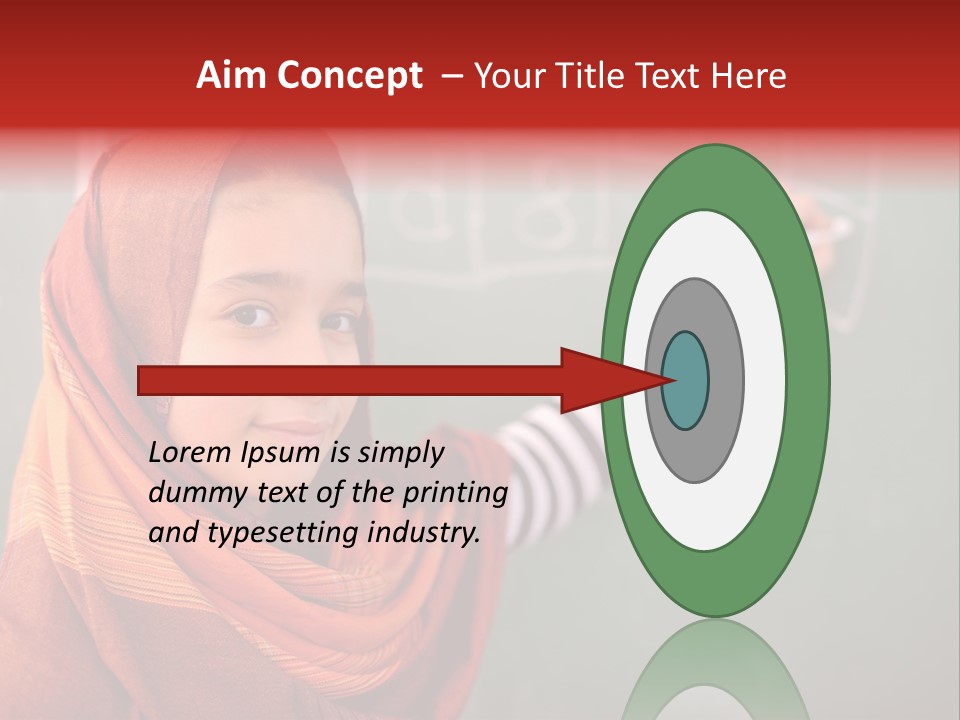 Veiled Arabic Lebanon PowerPoint Template