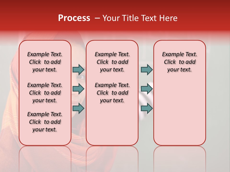 Veiled Arabic Lebanon PowerPoint Template
