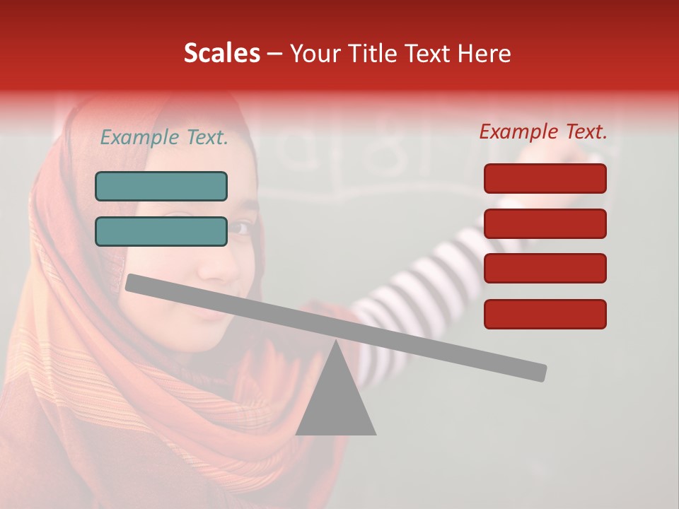 Veiled Arabic Lebanon PowerPoint Template