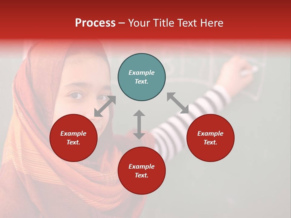 Veiled Arabic Lebanon PowerPoint Template