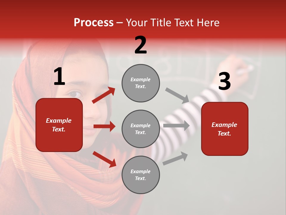 Veiled Arabic Lebanon PowerPoint Template