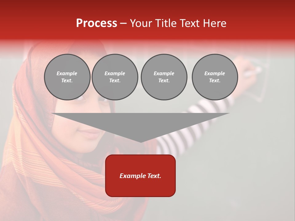 Veiled Arabic Lebanon PowerPoint Template