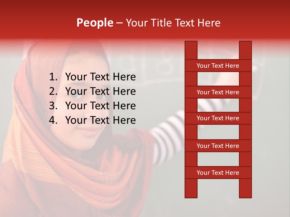 Veiled Arabic Lebanon PowerPoint Template