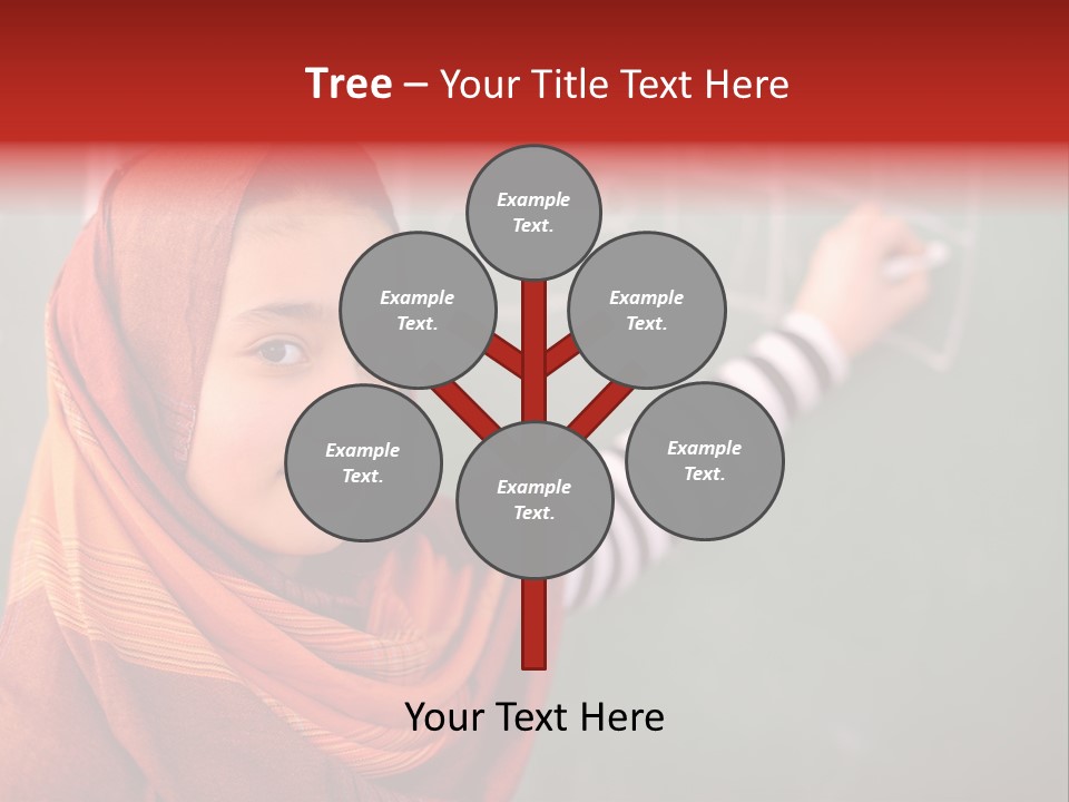 Veiled Arabic Lebanon PowerPoint Template