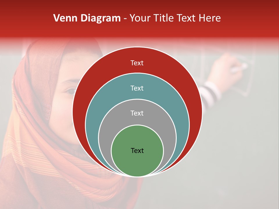 Veiled Arabic Lebanon PowerPoint Template