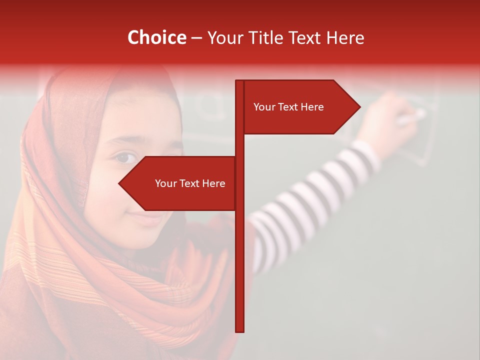 Veiled Arabic Lebanon PowerPoint Template